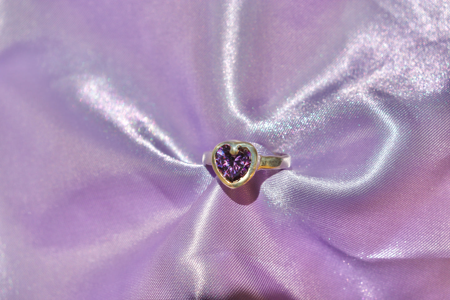 Purple Hearts Ring