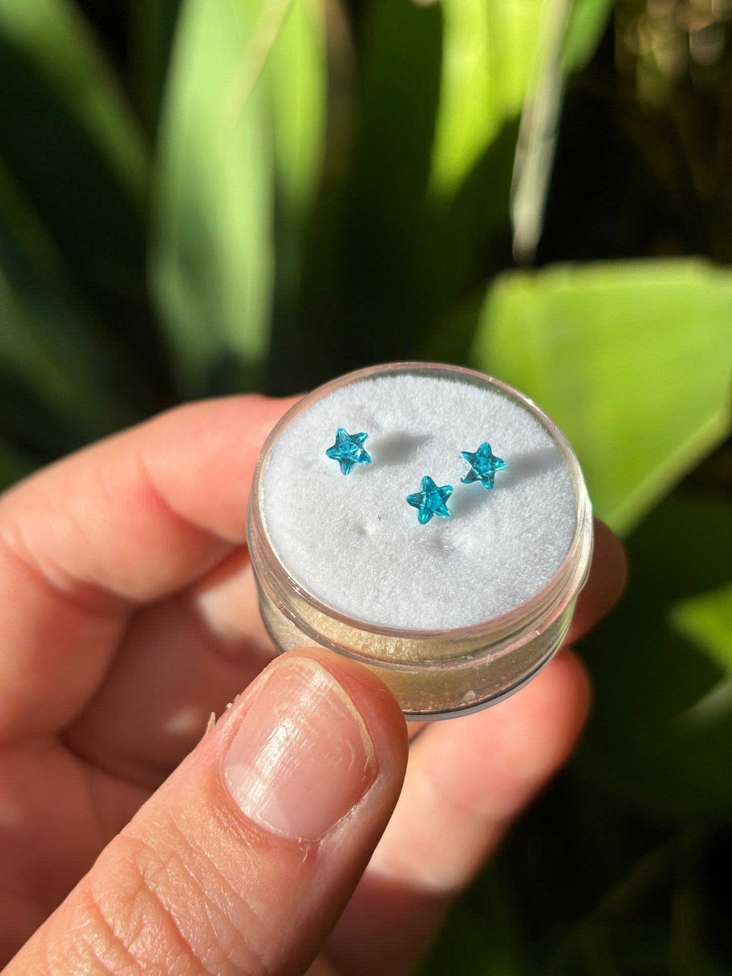 Aquamarine Stars (pack of 3)