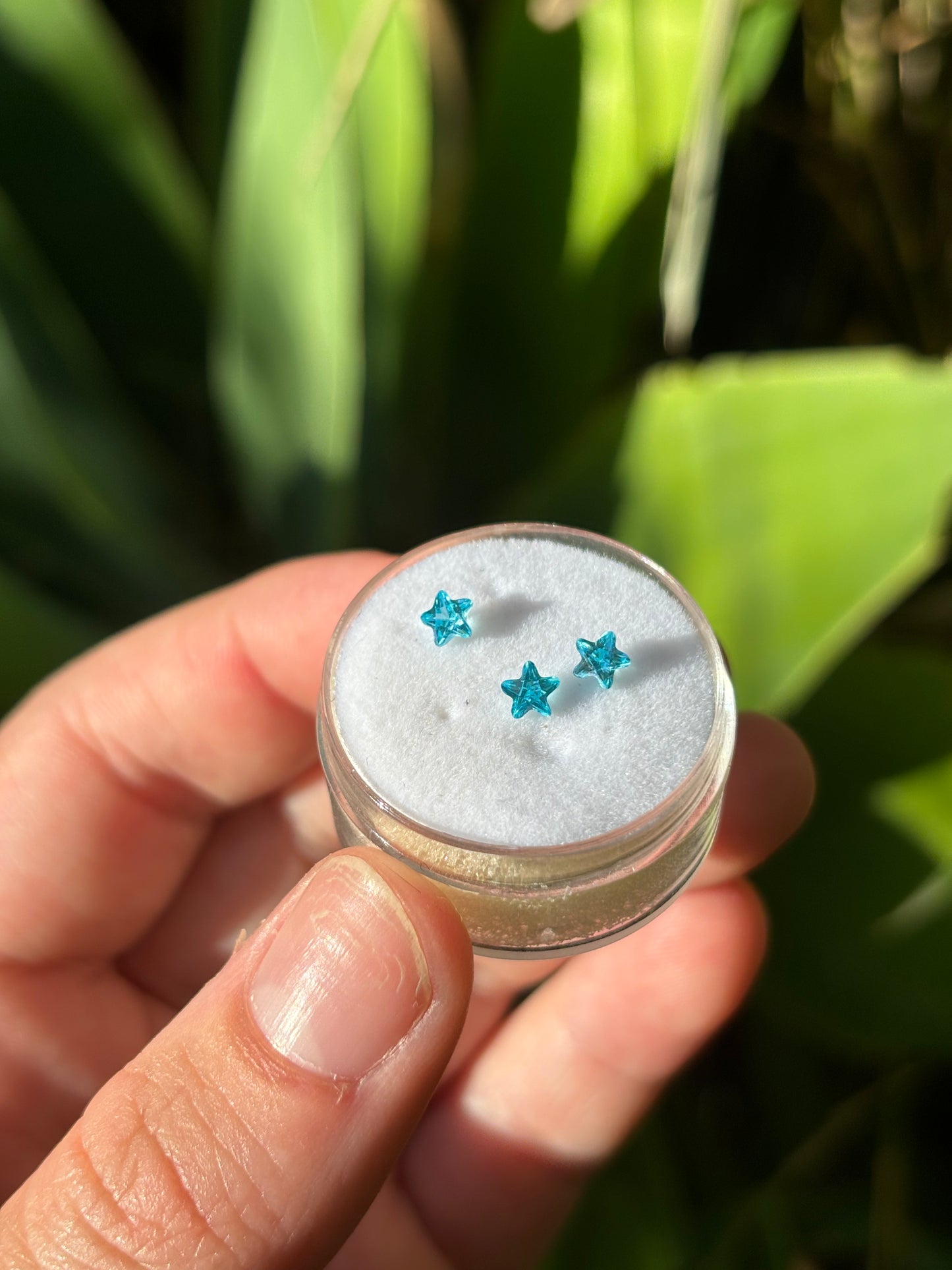 Aquamarine Stars (pack of 3)