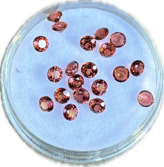 Natural Garnet Maroon 3mm (pack of 5)