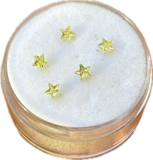 Rich Golden Stars (pack of 5)